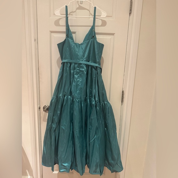 NWT Hutch Anthropologie Belted Bustier Tiered Atherton Dress Size 18W - Picture 8 of 10